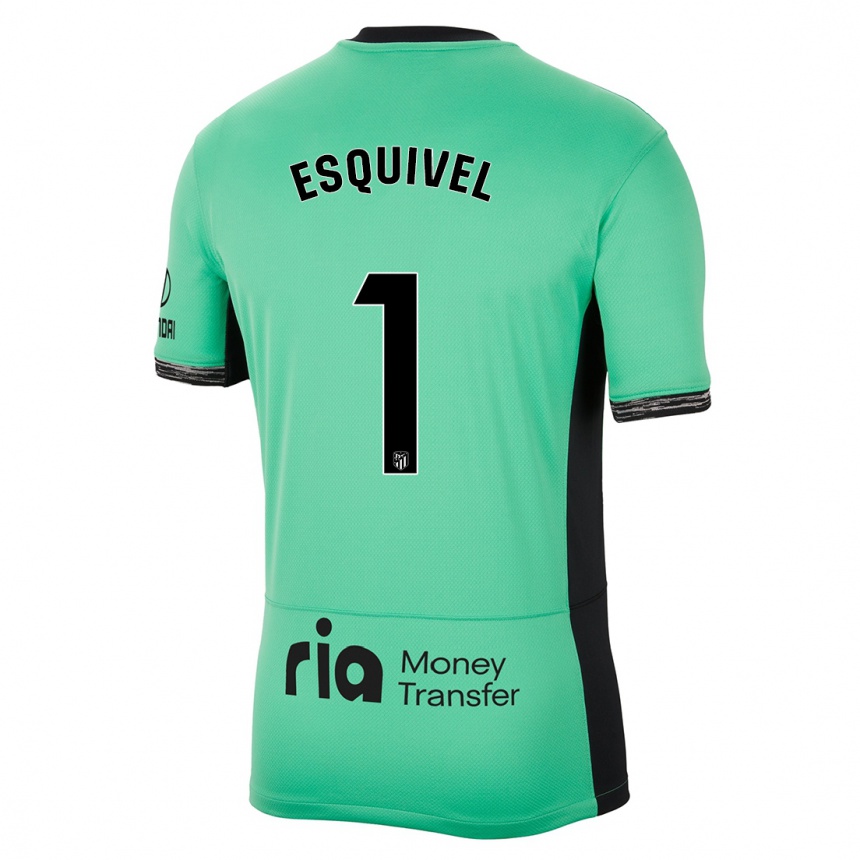 Niño Fútbol Camiseta Salvi Esquivel #1 Primavera Verde Equipación Tercera 2023/24 México