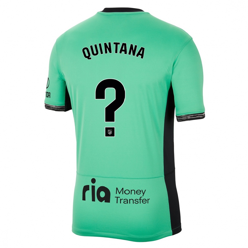 Niño Fútbol Camiseta Nacho Quintana #0 Primavera Verde Equipación Tercera 2023/24 México