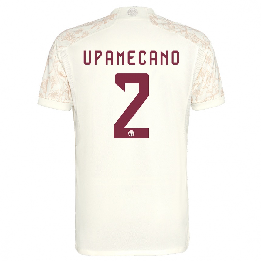 Niño Fútbol Camiseta Dayot Upamecano #2 Blanquecino Equipación Tercera 2023/24 México