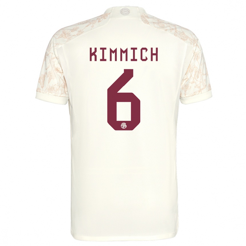 Niño Fútbol Camiseta Joshua Kimmich #6 Blanquecino Equipación Tercera 2023/24 México