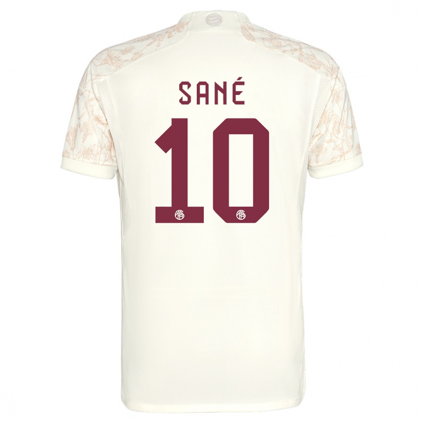 Niño Fútbol Camiseta Leroy Sane #10 Blanquecino Equipación Tercera 2023/24 México