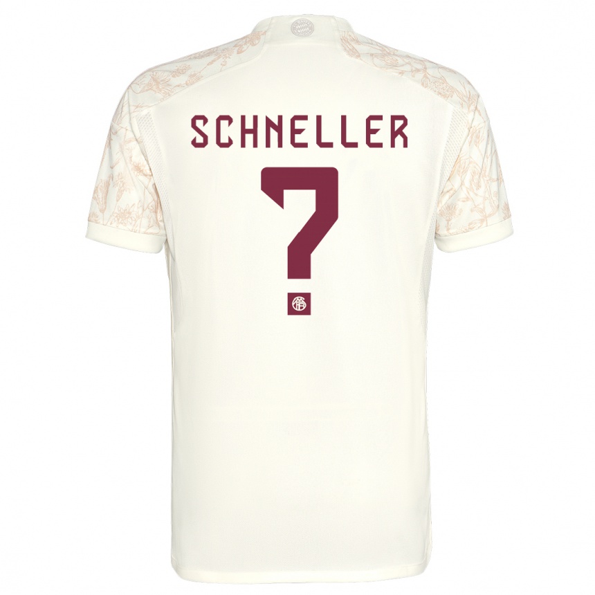 Niño Fútbol Camiseta Lukas Schneller #0 Blanquecino Equipación Tercera 2023/24 México