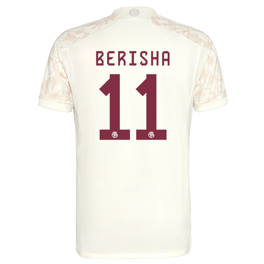 Niño Fútbol Camiseta Dion Berisha #11 Blanquecino Equipación Tercera 2023/24 México