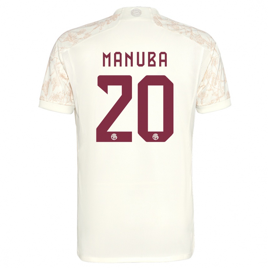 Niño Fútbol Camiseta Vincent Manuba #20 Blanquecino Equipación Tercera 2023/24 México