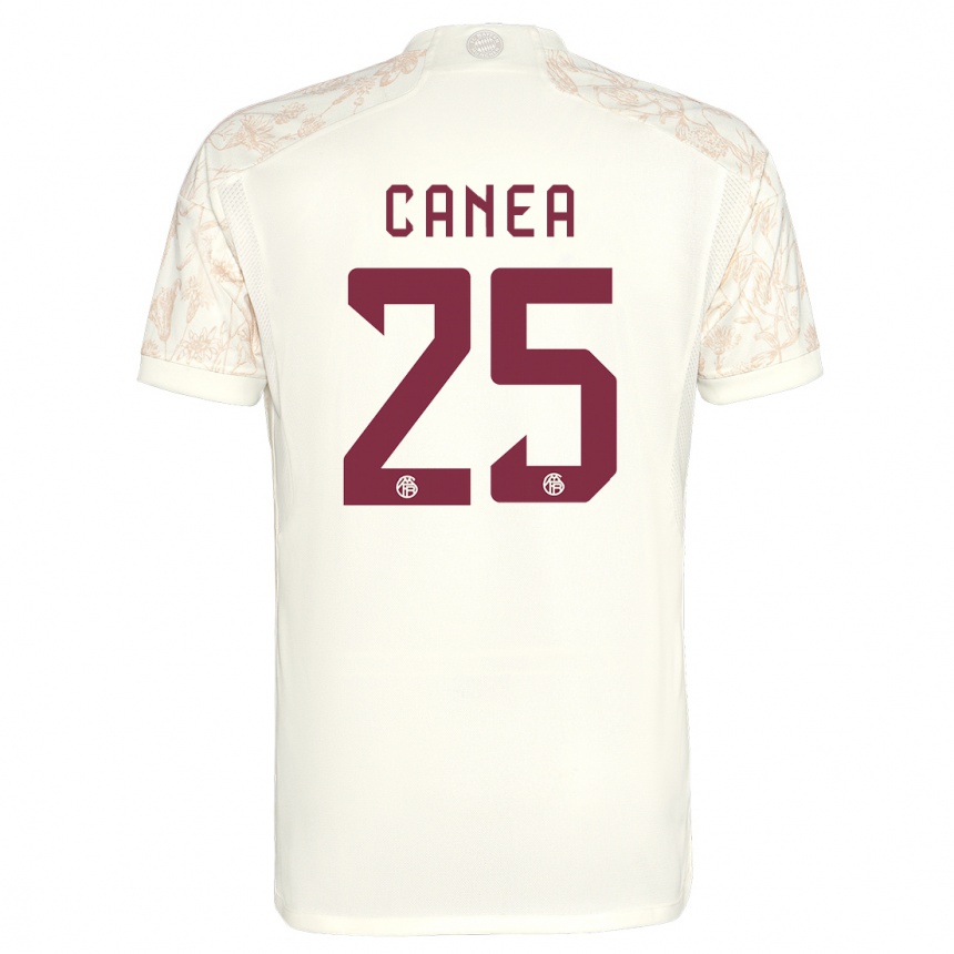 Niño Fútbol Camiseta Rares Canea #25 Blanquecino Equipación Tercera 2023/24 México