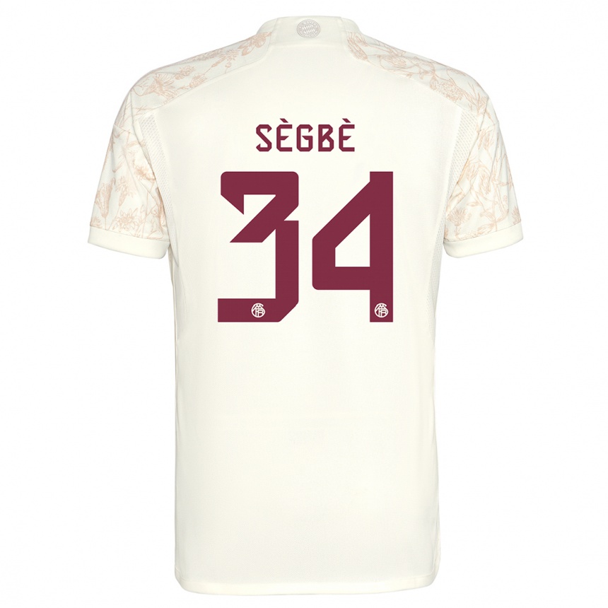 Niño Fútbol Camiseta Désiré Sègbè #34 Blanquecino Equipación Tercera 2023/24 México