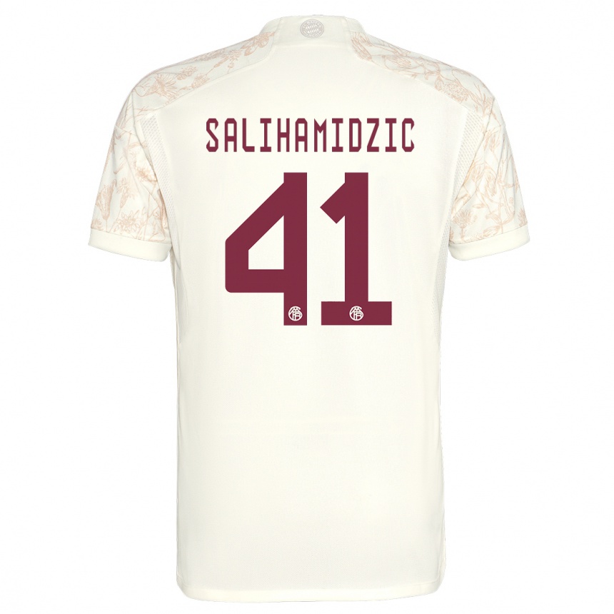 Niño Fútbol Camiseta Nick Salihamidzic #41 Blanquecino Equipación Tercera 2023/24 México