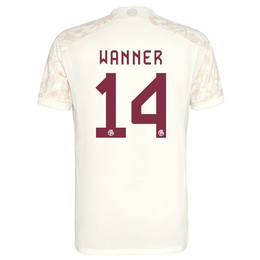 Niño Fútbol Camiseta Paul Wanner #14 Blanquecino Equipación Tercera 2023/24 México