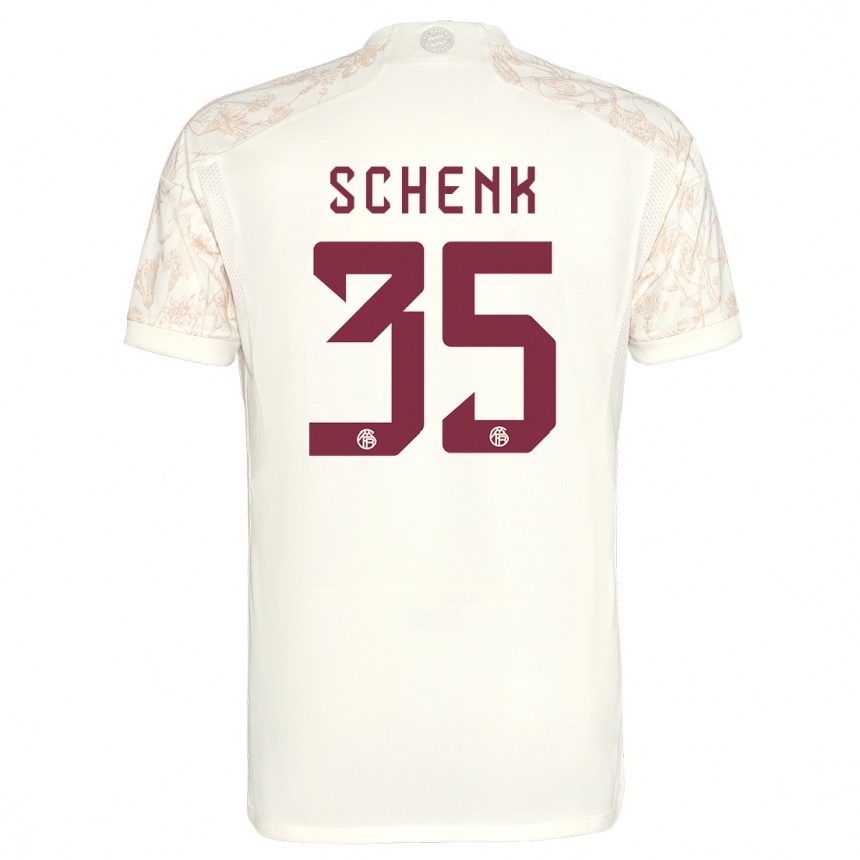 Niño Fútbol Camiseta Johannes Schenk #35 Blanquecino Equipación Tercera 2023/24 México