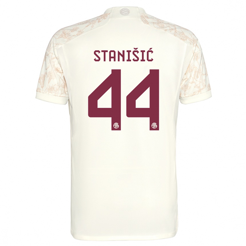 Niño Fútbol Camiseta Josip Stanisic #44 Blanquecino Equipación Tercera 2023/24 México