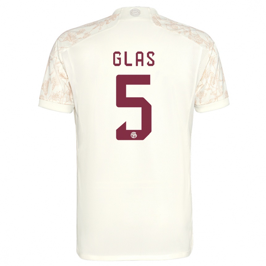 Niño Fútbol Camiseta Hanna Glas #5 Blanquecino Equipación Tercera 2023/24 México