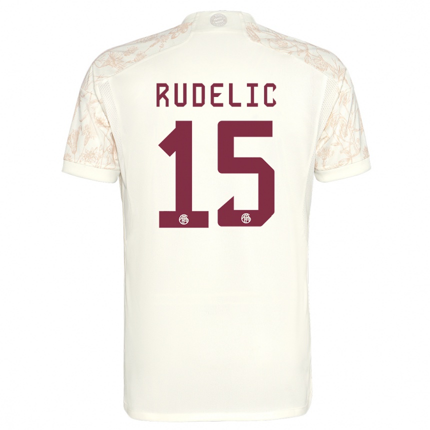 Niño Fútbol Camiseta Ivana Rudelic #15 Blanquecino Equipación Tercera 2023/24 México