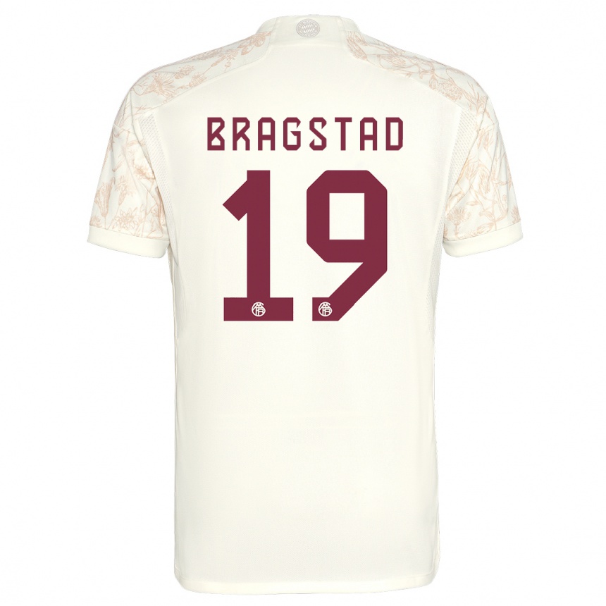 Niño Fútbol Camiseta Emilie Bragstad #19 Blanquecino Equipación Tercera 2023/24 México