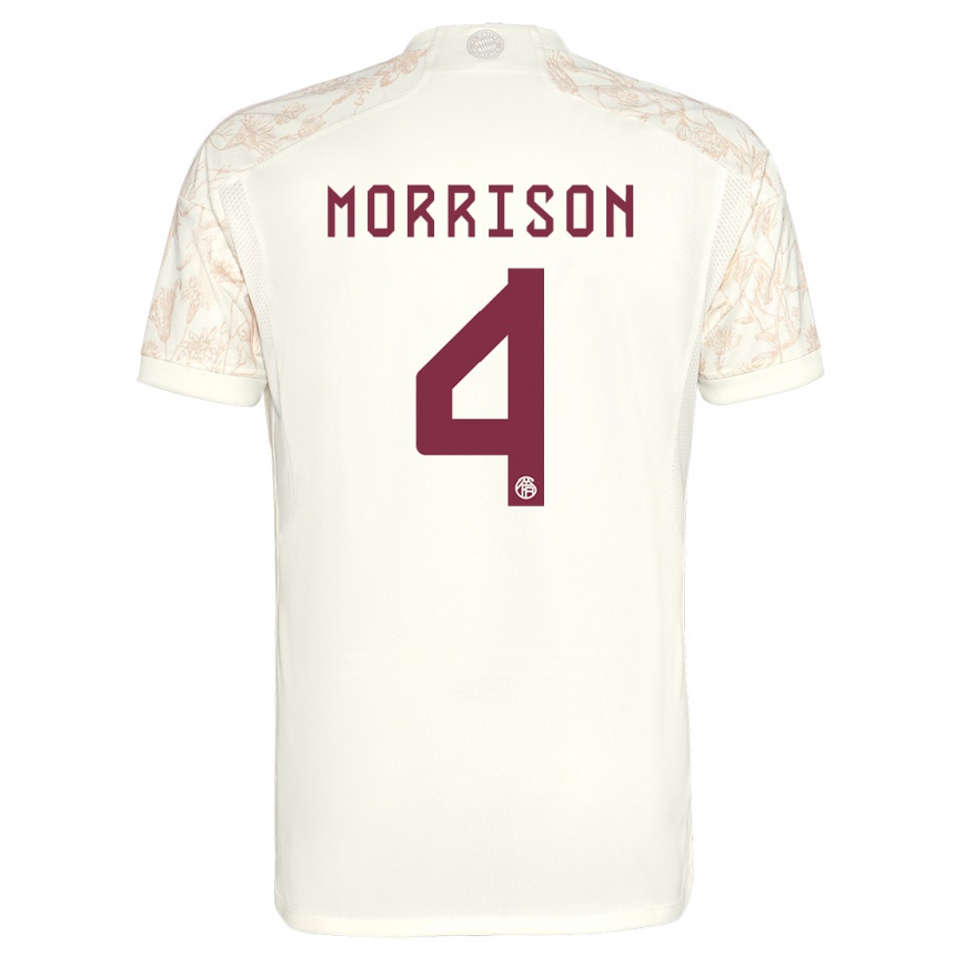 Niño Fútbol Camiseta Liam Morrison #4 Blanquecino Equipación Tercera 2023/24 México