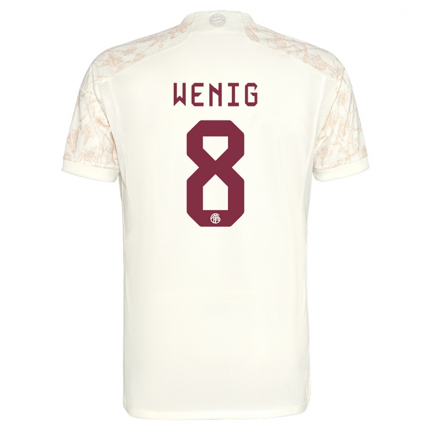 Niño Fútbol Camiseta Marcel Wenig #8 Blanquecino Equipación Tercera 2023/24 México