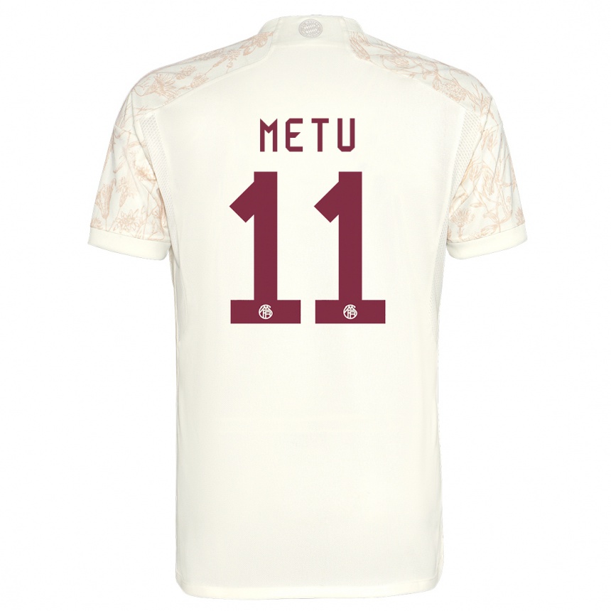 Niño Fútbol Camiseta Emilian Metu #11 Blanquecino Equipación Tercera 2023/24 México