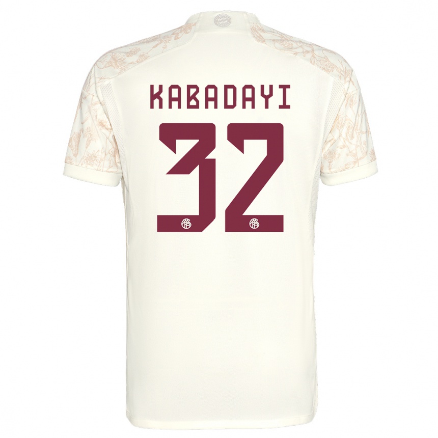 Niño Fútbol Camiseta Yusuf Kabadayi #32 Blanquecino Equipación Tercera 2023/24 México