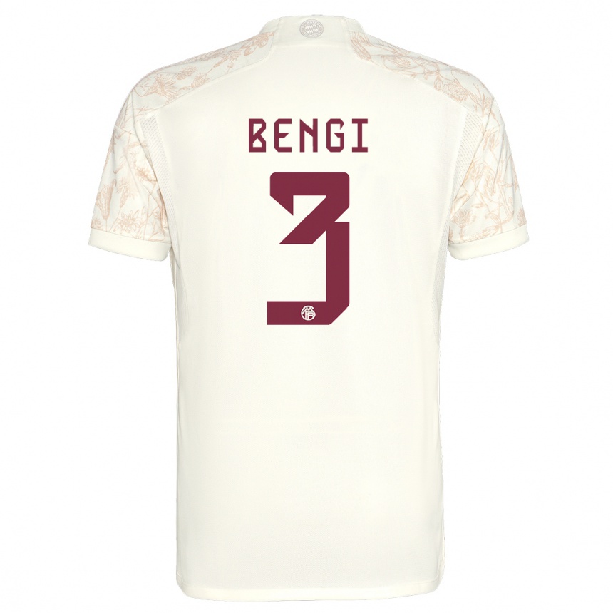 Niño Fútbol Camiseta Kaan Bengi #3 Blanquecino Equipación Tercera 2023/24 México