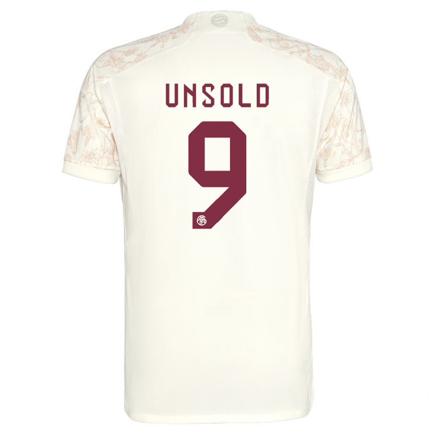 Niño Fútbol Camiseta Samuel Unsold #9 Blanquecino Equipación Tercera 2023/24 México