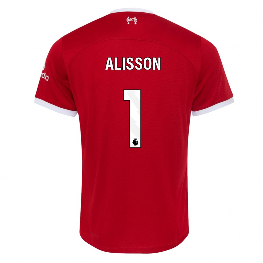 Hombre Fútbol Camiseta Alisson #1 Rojo 1ª Equipación 2023/24 México