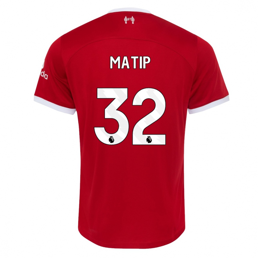 Hombre Fútbol Camiseta Joel Matip #32 Rojo 1ª Equipación 2023/24 México