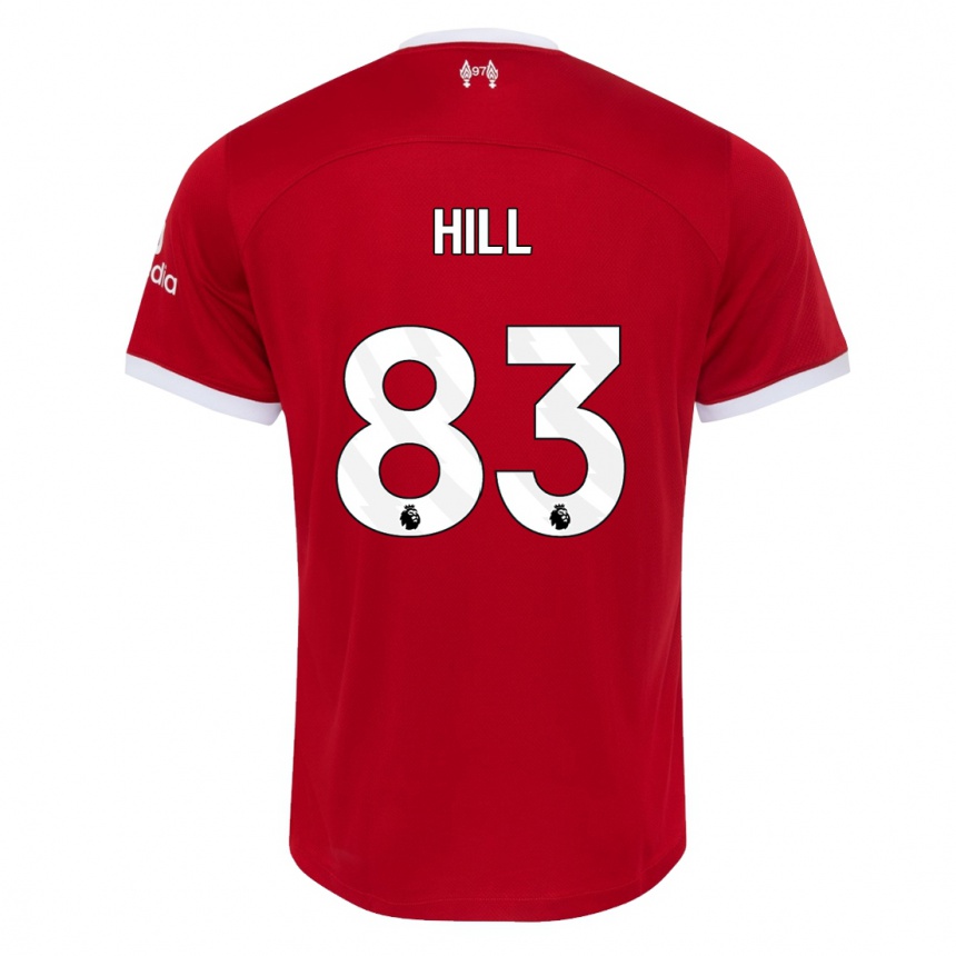 Hombre Fútbol Camiseta Tom Hill #83 Rojo 1ª Equipación 2023/24 México