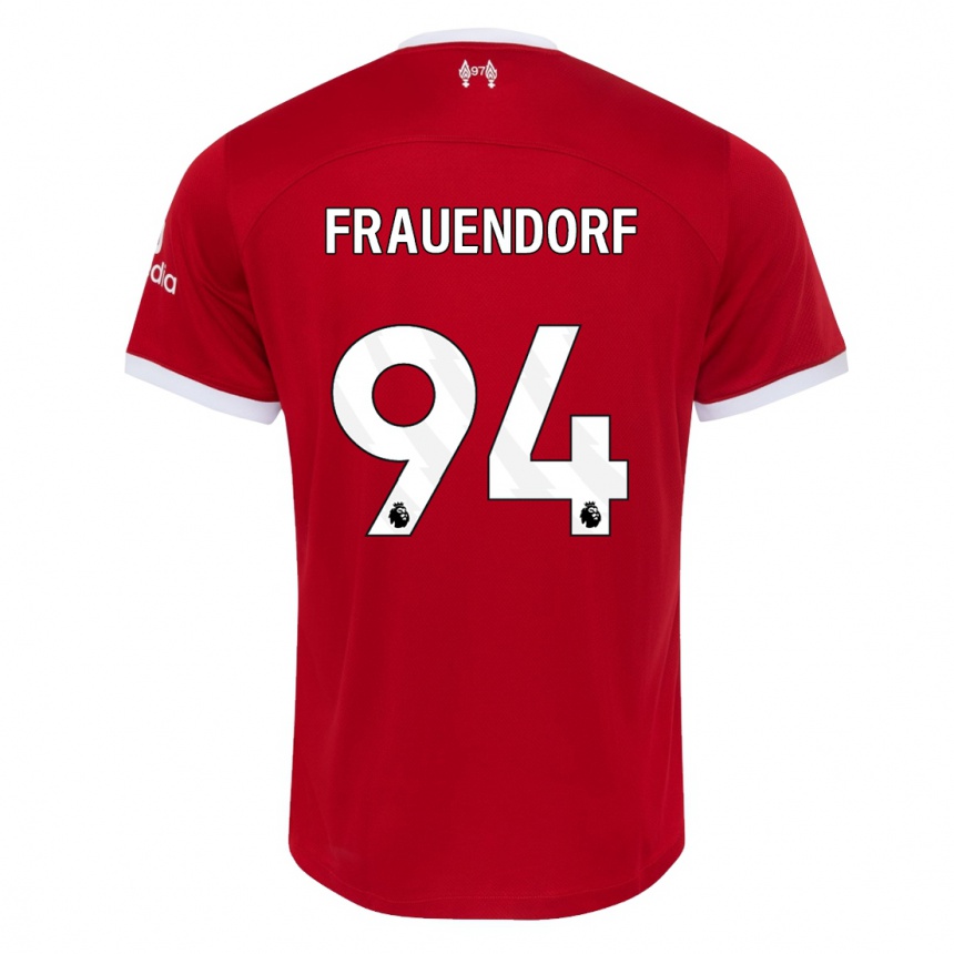 Hombre Fútbol Camiseta Melkamu Frauendorf #94 Rojo 1ª Equipación 2023/24 México