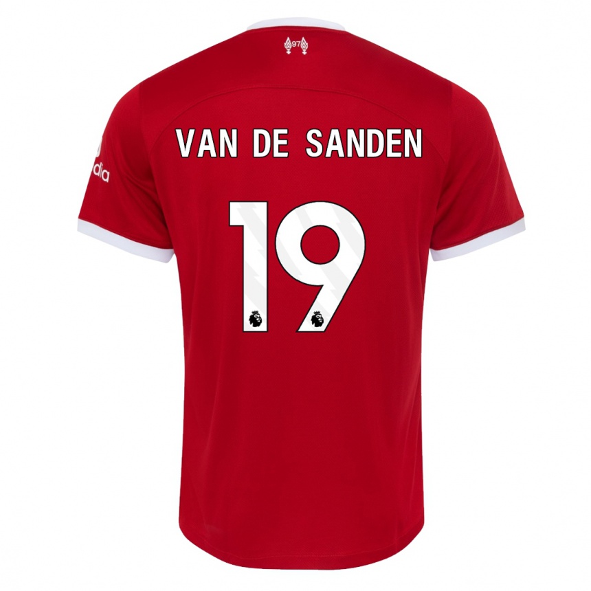 Hombre Fútbol Camiseta Shanice Van De Sanden #19 Rojo 1ª Equipación 2023/24 México