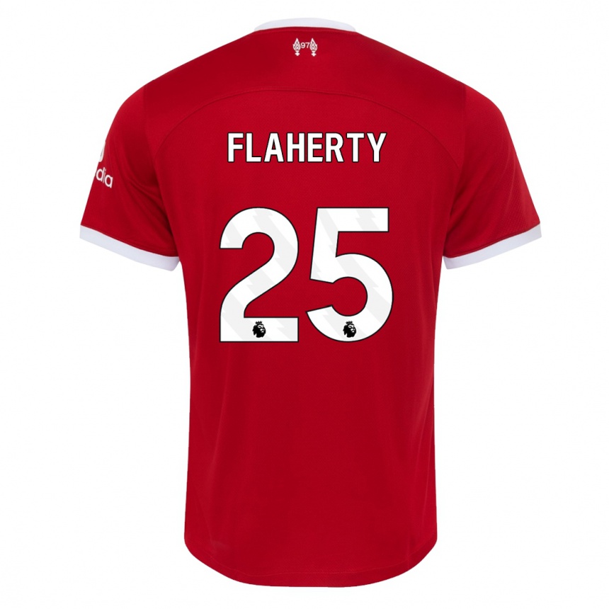 Hombre Fútbol Camiseta Gilly Flaherty #25 Rojo 1ª Equipación 2023/24 México