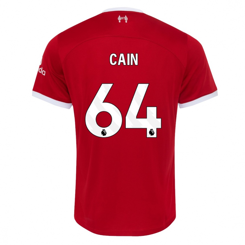 Hombre Fútbol Camiseta Jake Cain #64 Rojo 1ª Equipación 2023/24 México