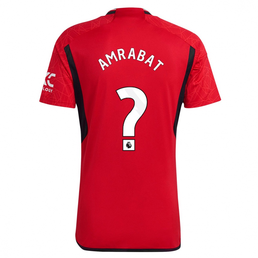 Hombre Fútbol Camiseta Sofyan Amrabat #0 Rojo 1ª Equipación 2023/24 México