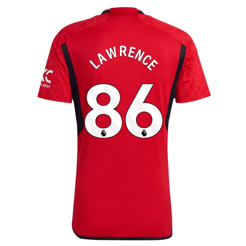 Hombre Fútbol Camiseta Marcus Lawrence #86 Rojo 1ª Equipación 2023/24 México