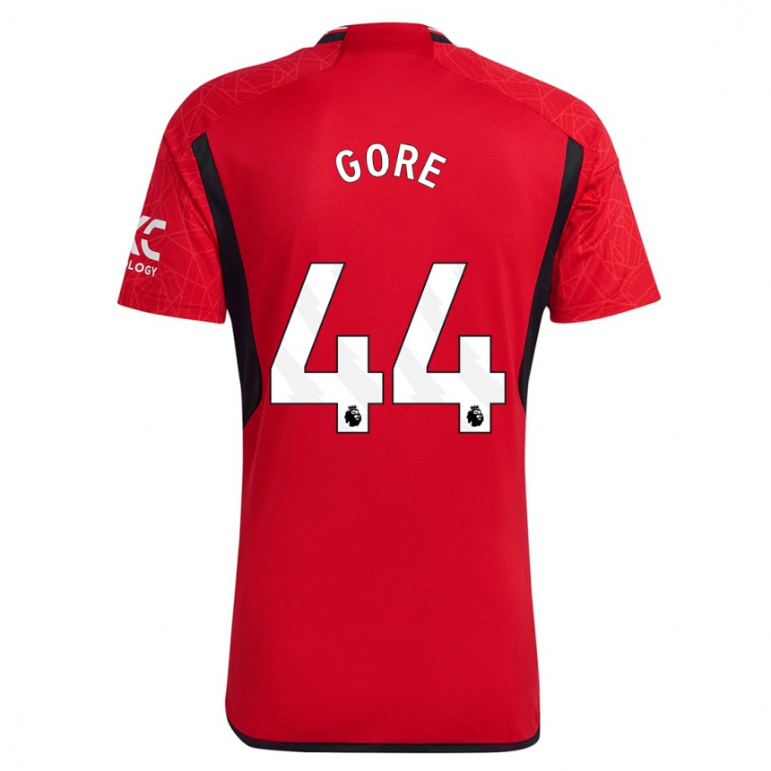 Hombre Fútbol Camiseta Daniel Gore #44 Rojo 1ª Equipación 2023/24 México