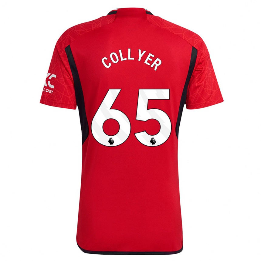 Hombre Fútbol Camiseta Toby Collyer #65 Rojo 1ª Equipación 2023/24 México