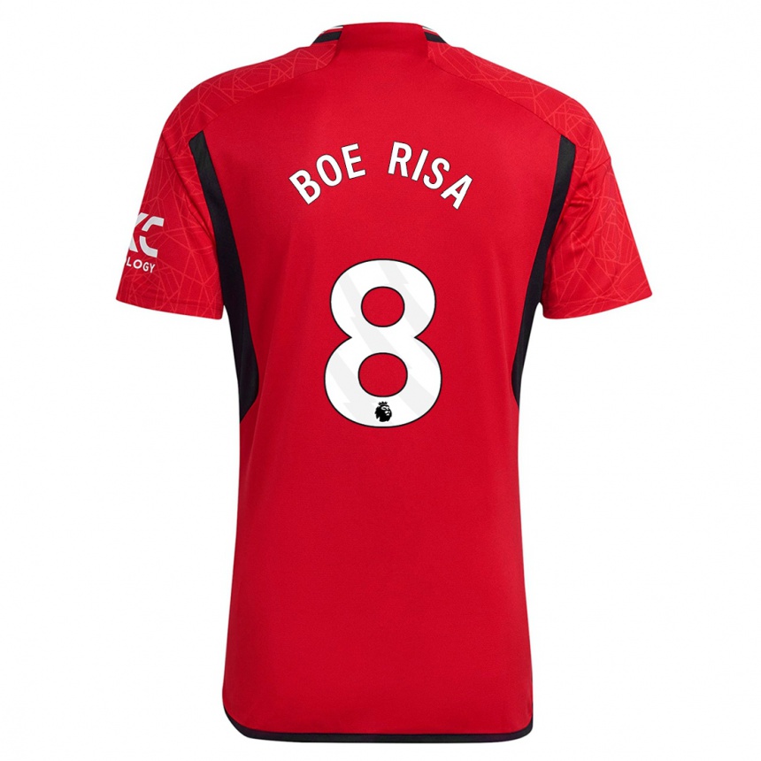 Hombre Fútbol Camiseta Vilde Boe Risa #8 Rojo 1ª Equipación 2023/24 México