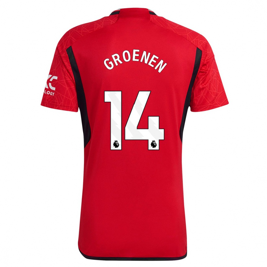 Hombre Fútbol Camiseta Jackie Groenen #14 Rojo 1ª Equipación 2023/24 México