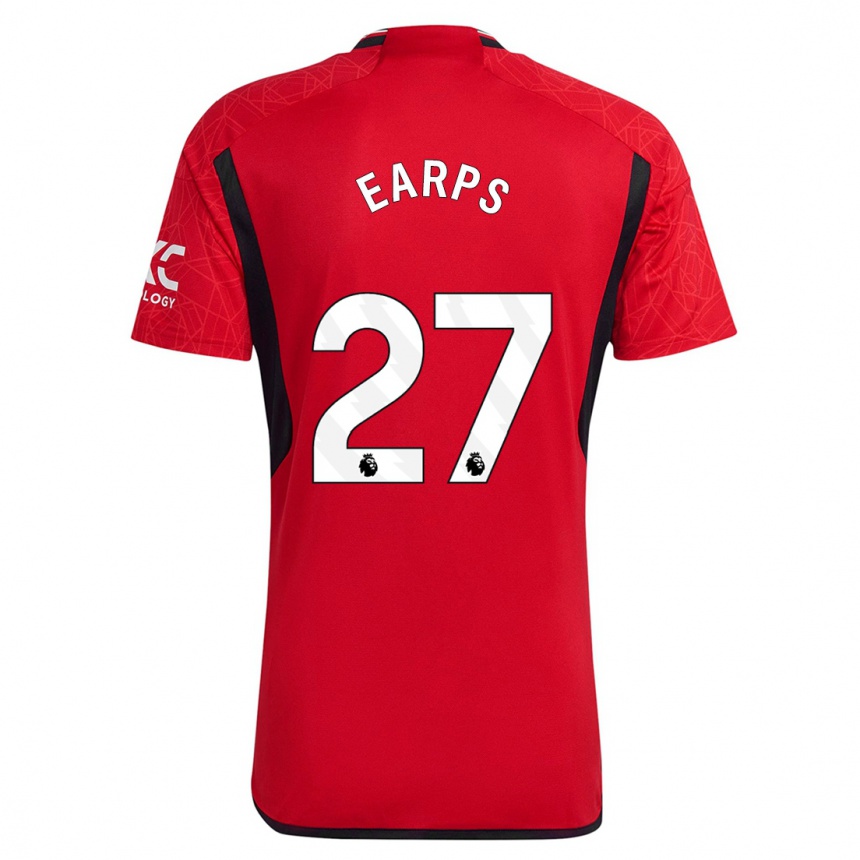 Hombre Fútbol Camiseta Mary Earps #27 Rojo 1ª Equipación 2023/24 México