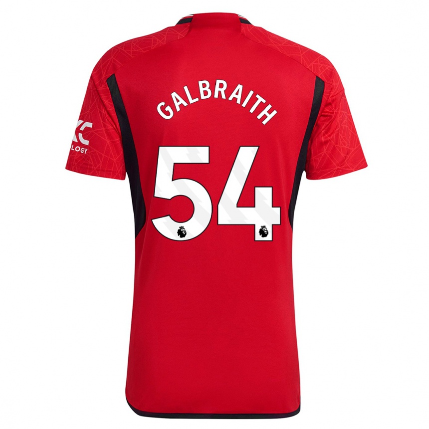 Hombre Fútbol Camiseta Ethan Galbraith #54 Rojo 1ª Equipación 2023/24 México