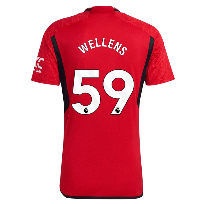 Hombre Fútbol Camiseta Charlie Wellens #59 Rojo 1ª Equipación 2023/24 México