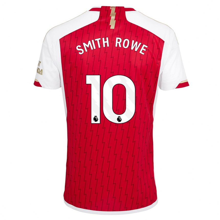 Hombre Fútbol Camiseta Emile Smith Rowe #10 Rojo 1ª Equipación 2023/24 México