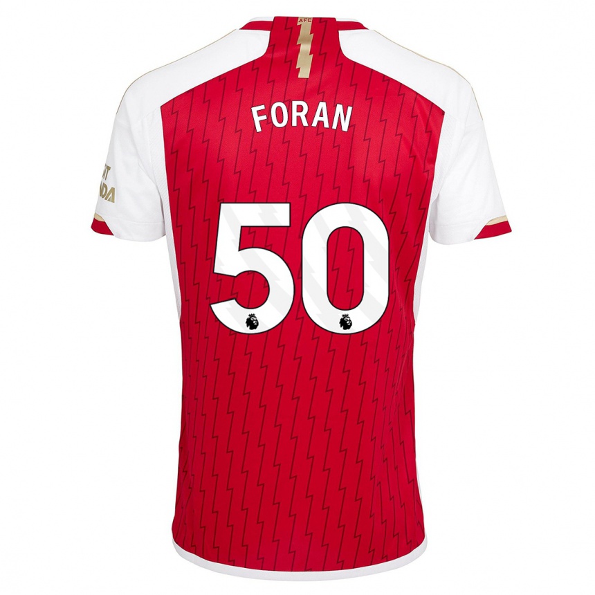 Hombre Fútbol Camiseta Taylor Foran #50 Rojo 1ª Equipación 2023/24 México