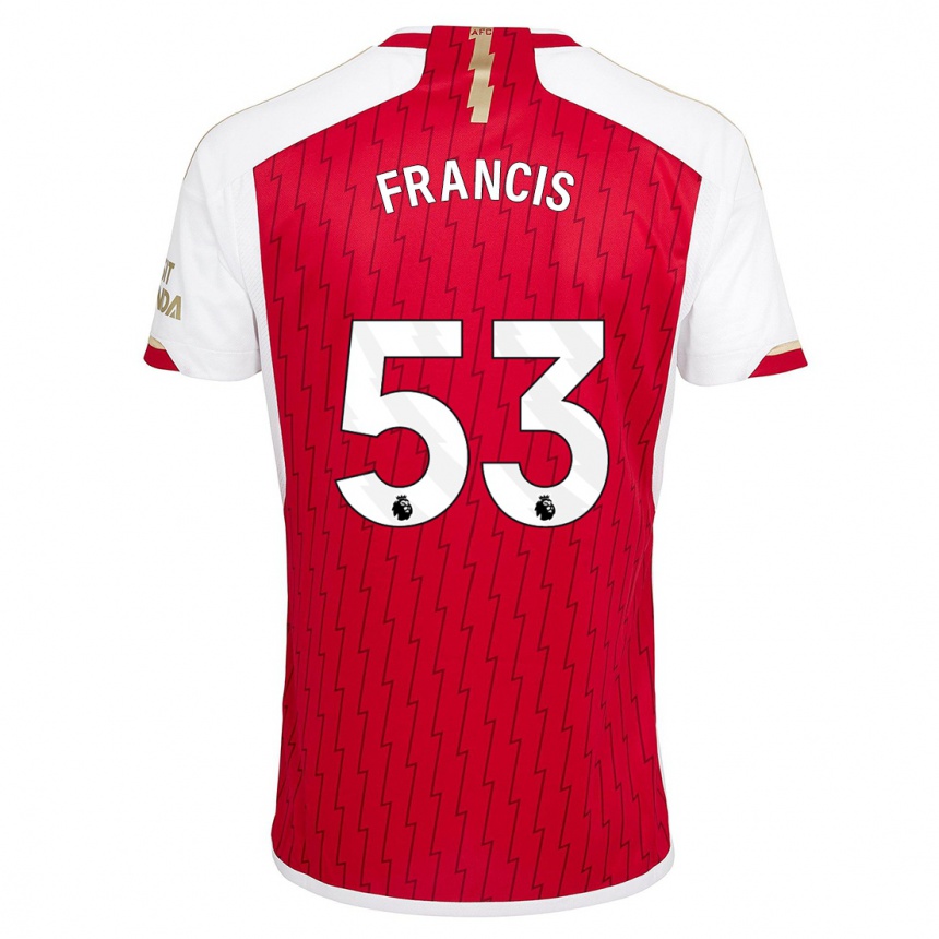 Hombre Fútbol Camiseta Jack Henry Francis #53 Rojo 1ª Equipación 2023/24 México