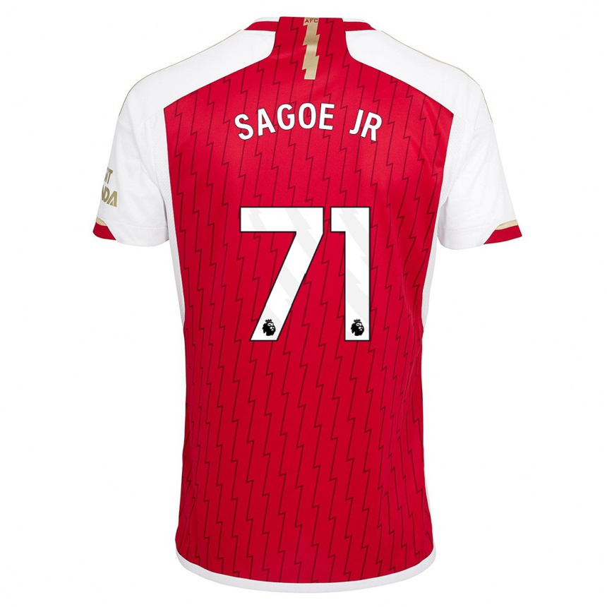 Hombre Fútbol Camiseta Charles Sagoe Jr #71 Rojo 1ª Equipación 2023/24 México