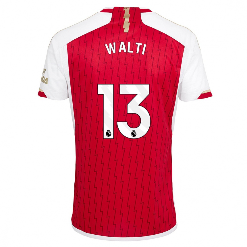 Hombre Fútbol Camiseta Lia Walti #13 Rojo 1ª Equipación 2023/24 México