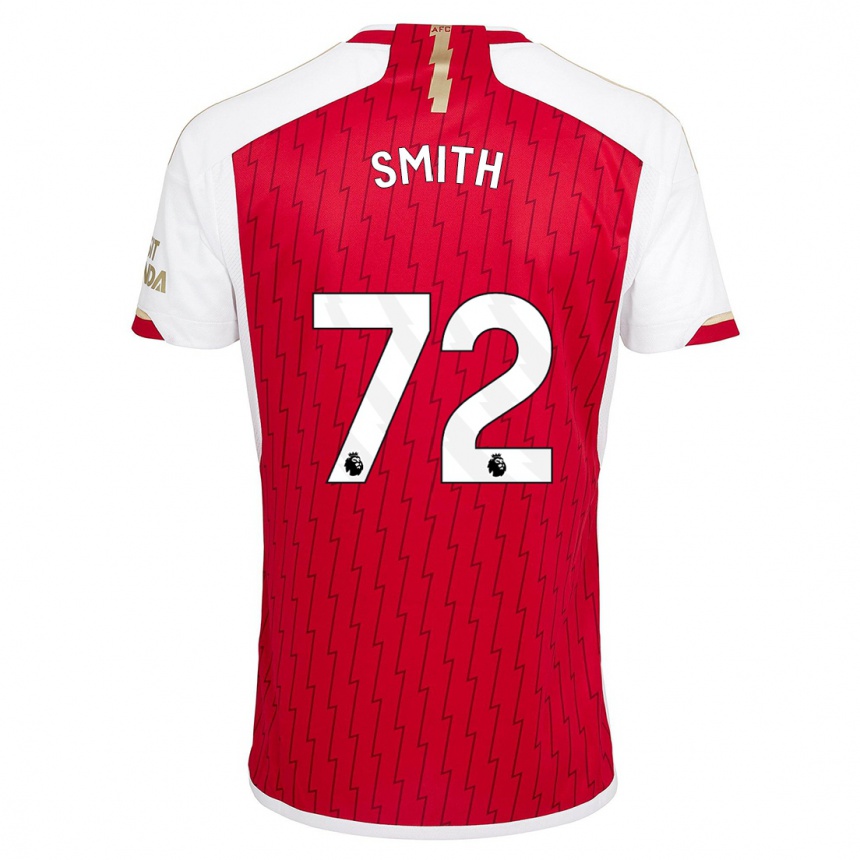 Hombre Fútbol Camiseta Matt Smith #72 Rojo 1ª Equipación 2023/24 México