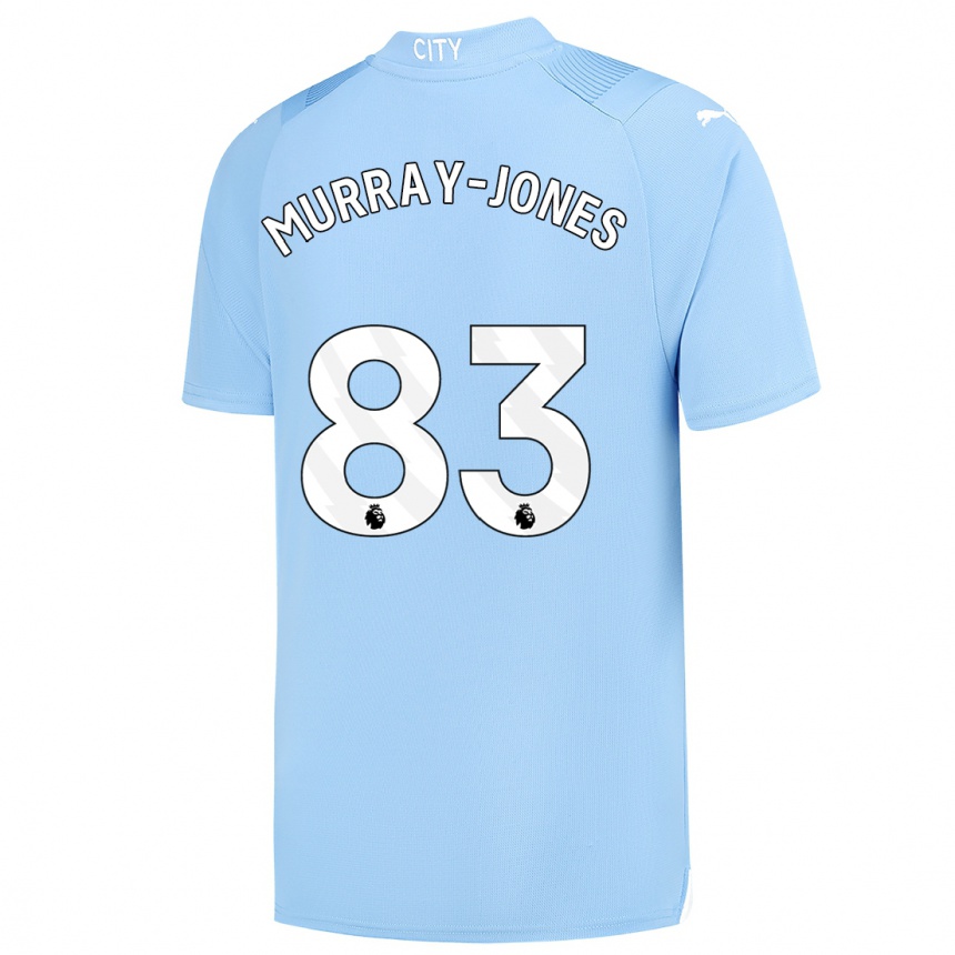 Hombre Fútbol Camiseta George Murray-Jones #83 Azul Claro 1ª Equipación 2023/24 México