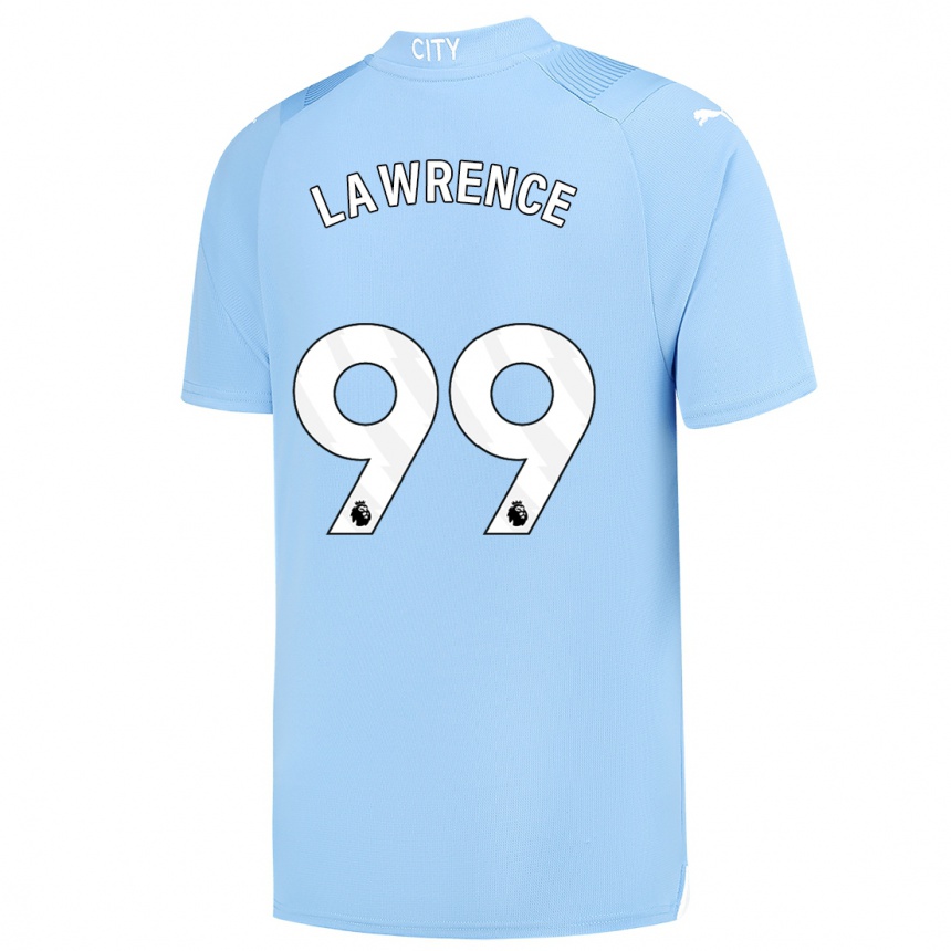 Hombre Fútbol Camiseta Emilio Lawrence #99 Azul Claro 1ª Equipación 2023/24 México