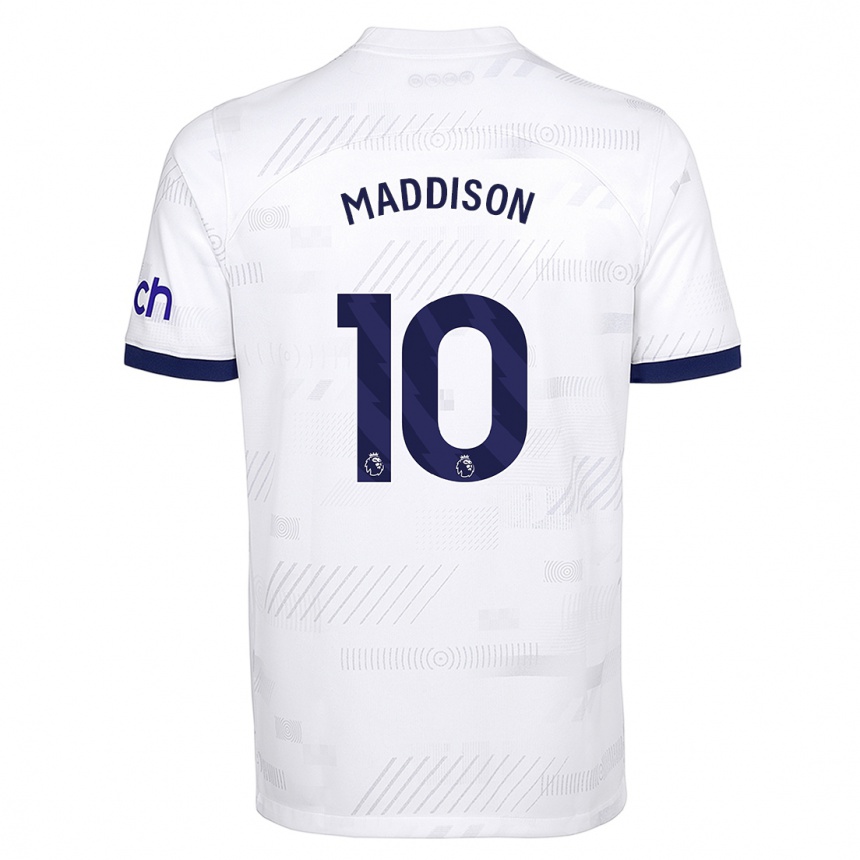 Hombre Fútbol Camiseta James Maddison #10 Blanco 1ª Equipación 2023/24 México