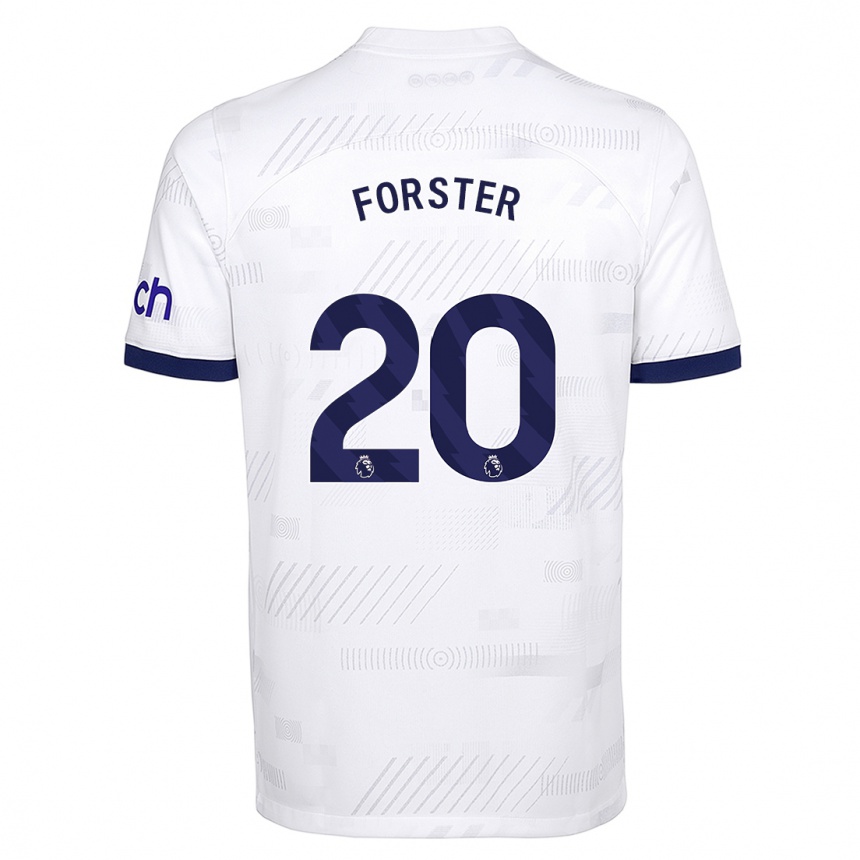 Hombre Fútbol Camiseta Fraser Forster #20 Blanco 1ª Equipación 2023/24 México