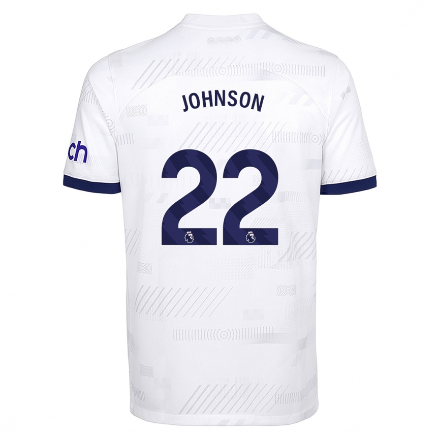 Hombre Fútbol Camiseta Brennan Johnson #22 Blanco 1ª Equipación 2023/24 México